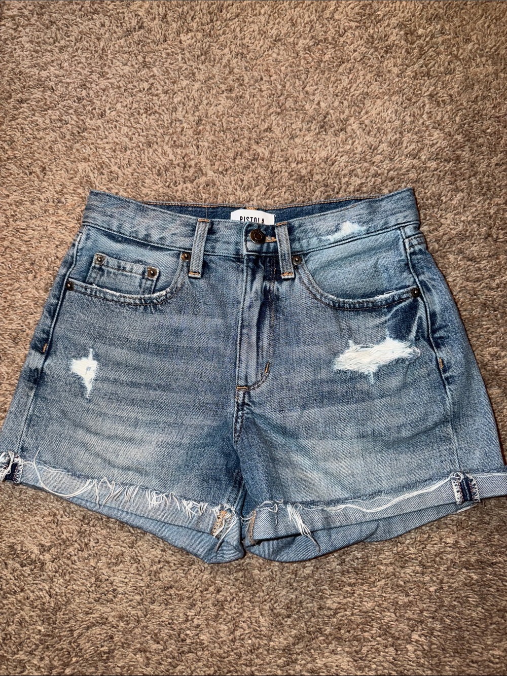 Pistola denim/jean shorts size 25